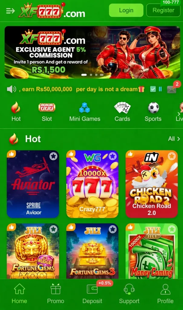 xf777 game