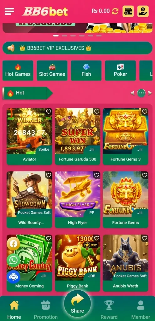 bb6bet game